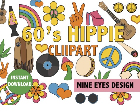 Download 60's Hippie Clipart - Premium Resources